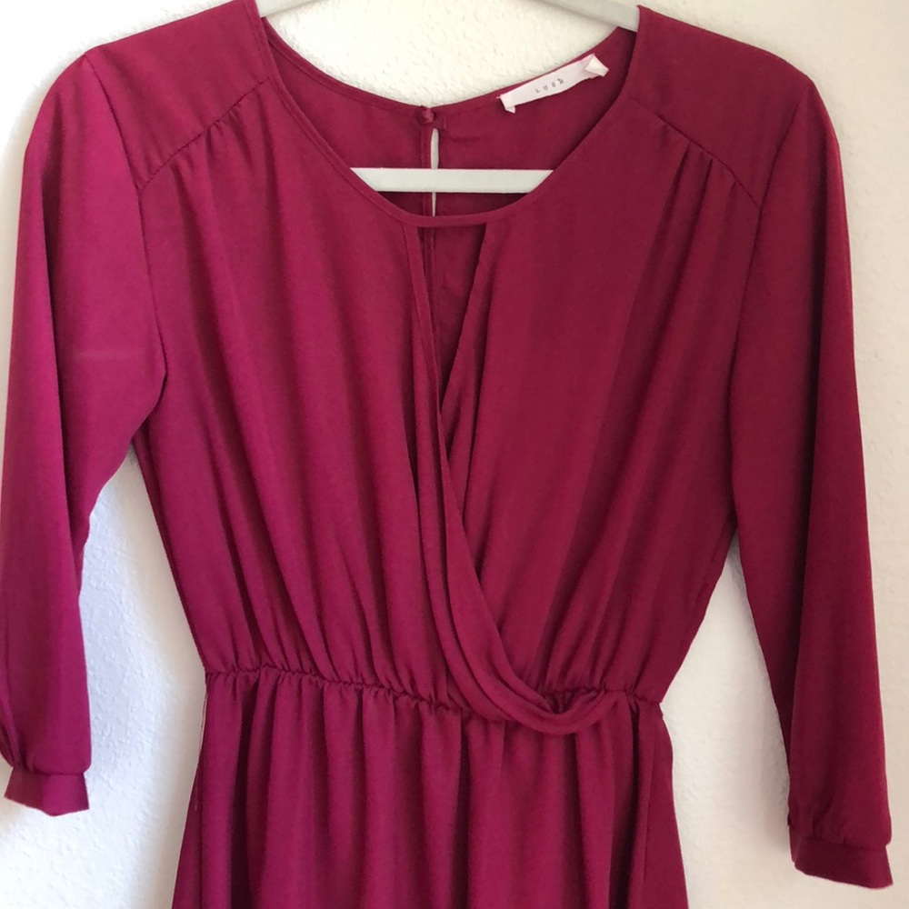 Nordstrom Fit & Flare 3/4 Sleeve  Dress XS - Picture 3 of 4
